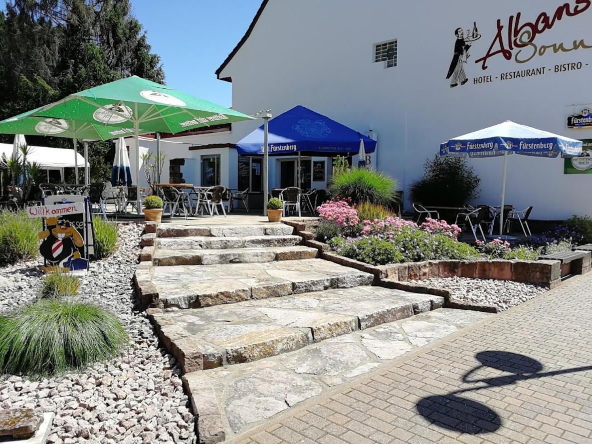 באד ריפולדסאו - שאפבאך Hotel Restaurant Albans Sonne מראה חיצוני תמונה